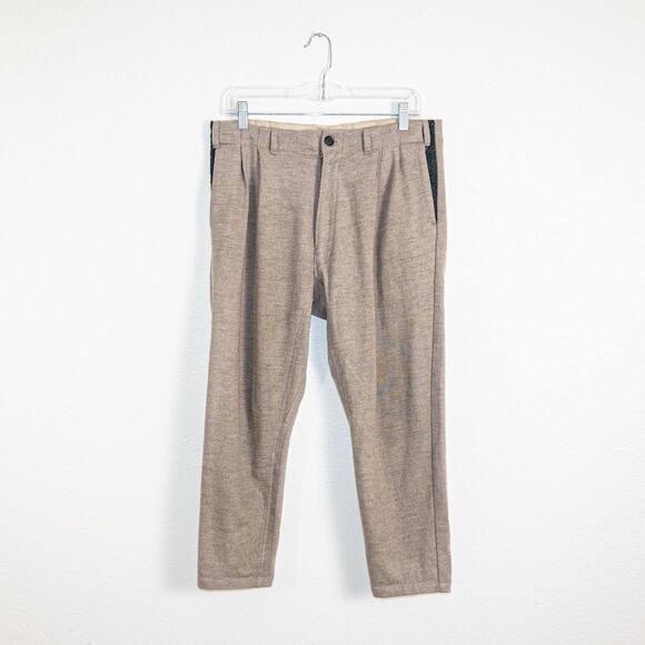 YANTOR Japan Small Wool Trouser Pants in Khaki Beige - Picture 1 of 11